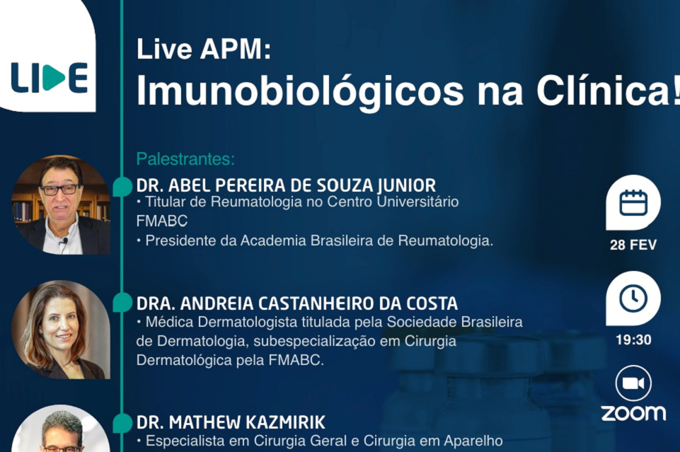 28 02 Santo Andr realiza live sobre imunobiol gicos participe